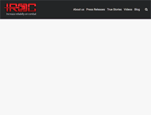 Tablet Screenshot of iroctactical.com